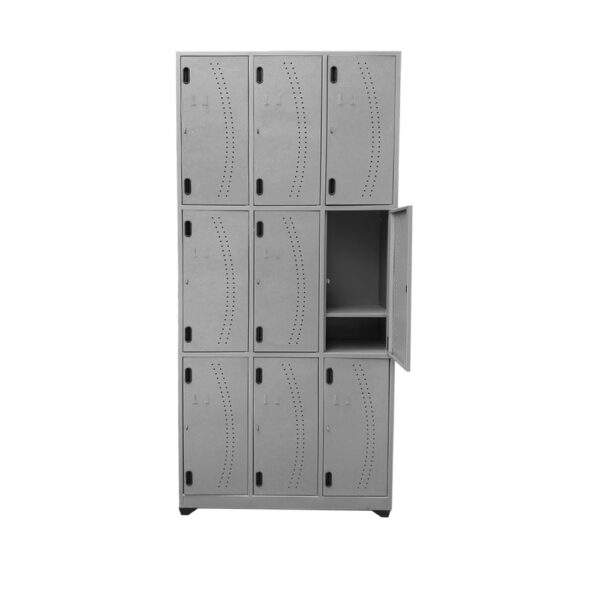 Locker Metálico 9 Puestos 200 cm - Image 5