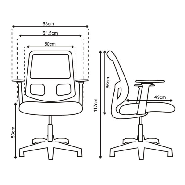 Silla de Escritorio Bremen Alta - Image 6