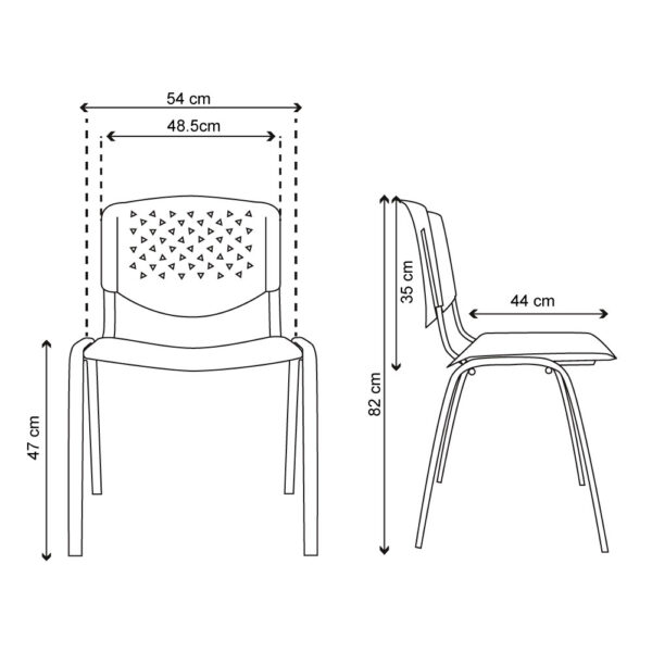 Silla Fija Isósceles Eco - Image 2