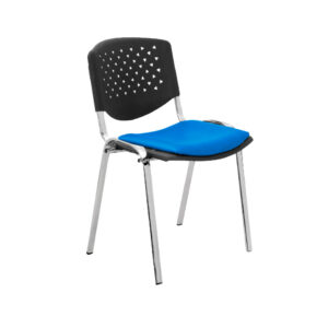 Silla Fija Risma Cromo Tapizada
