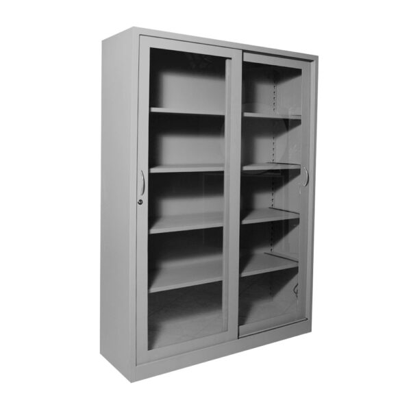 biblioteca metalica 180 gris
