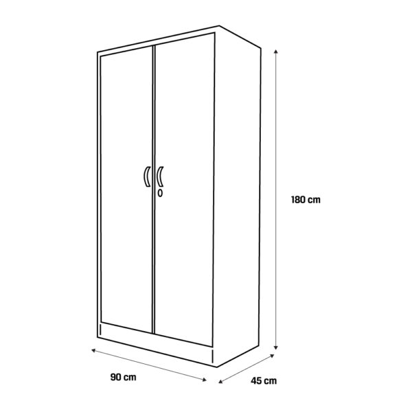 dimensiones armario metalico jade