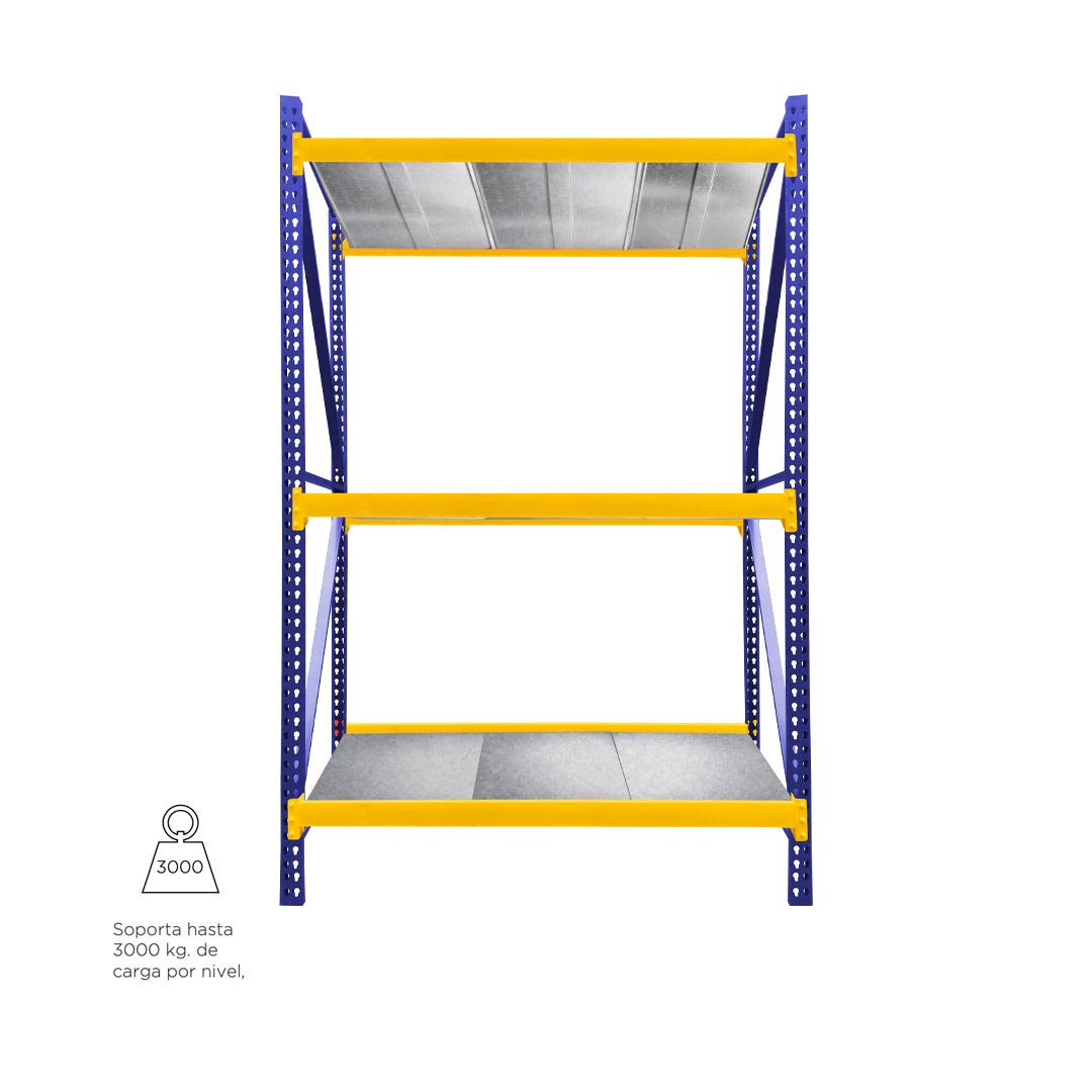 Estantería extrapesada amarilla