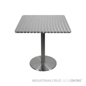 Mesa En Acero Cuadrada