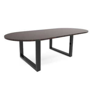 mesa de juntas ovalada de 6 puestos