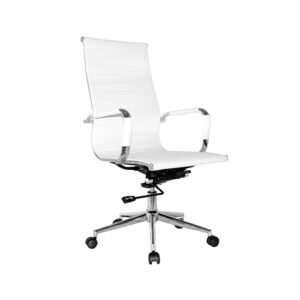 silla de escritorio bruselas blanca