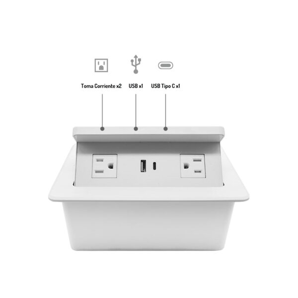 Grommet Plus / Cargador Inalámbrico Blanco