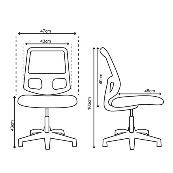 Silla de Escritorio Lisa Alta - Image 6