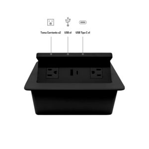 Grommet Plus / Cargador Inalámbrico Negro