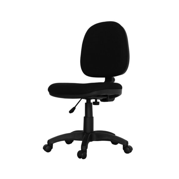 Silla operativa de oficina Lisa sin Brazos. Ajustable en altura y tapizada en paño.