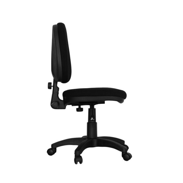 Silla operativa de oficina Lisa sin Brazos. Ajustable en altura y tapizada en paño.