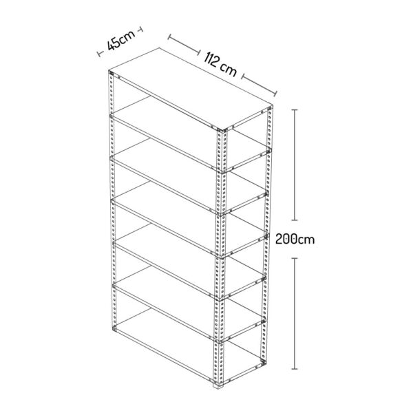 Estantería para cajas de archivo X300, ideal para organización y almacenamiento de documentos