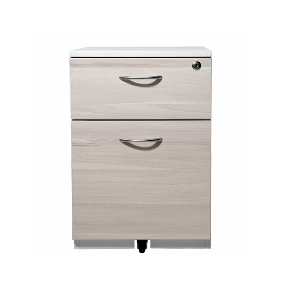 cajonera en madera dos gavetas