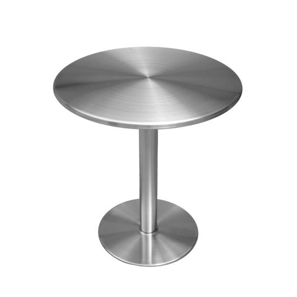 Mesa En Acero Redonda