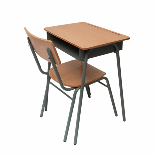 Pupitre Unipersonal en Madera con Silla - Image 4