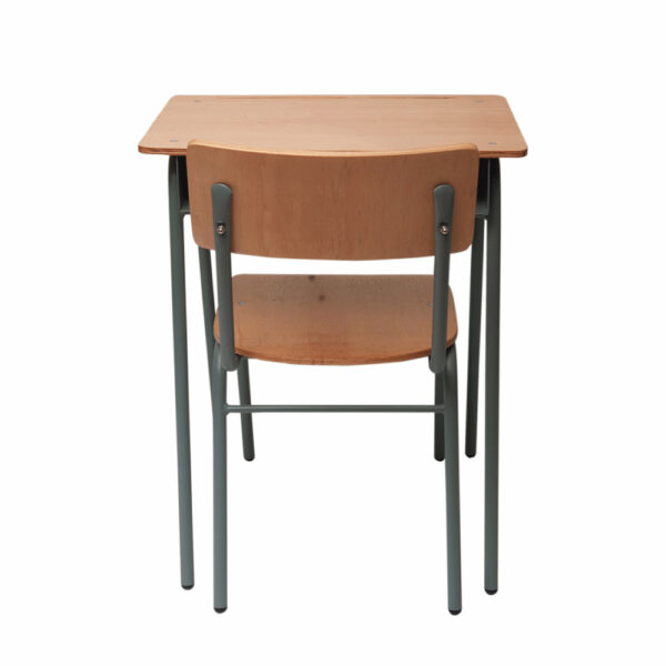 Pupitre Unipersonal en Madera con Silla - Image 5
