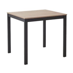 mesa cuadrada en madera nova 60x60