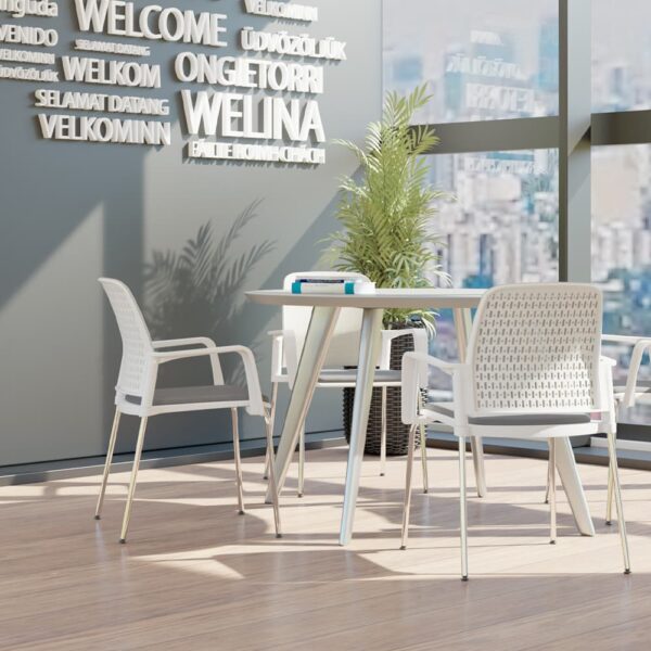 Silla Blanca Interlocutora Pinko - Image 2