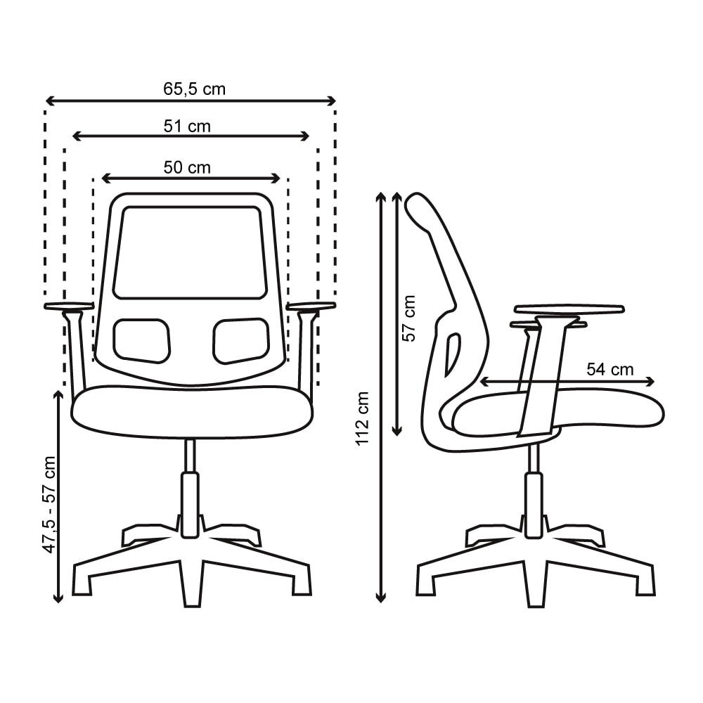 DIMENSIONES DE LA SILLA DALLAS SIN CABECERO
