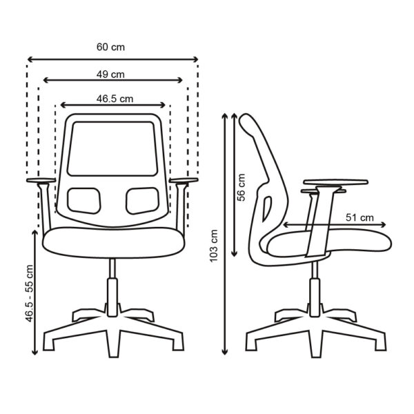 Silla de Oficina Lourdes - Image 3