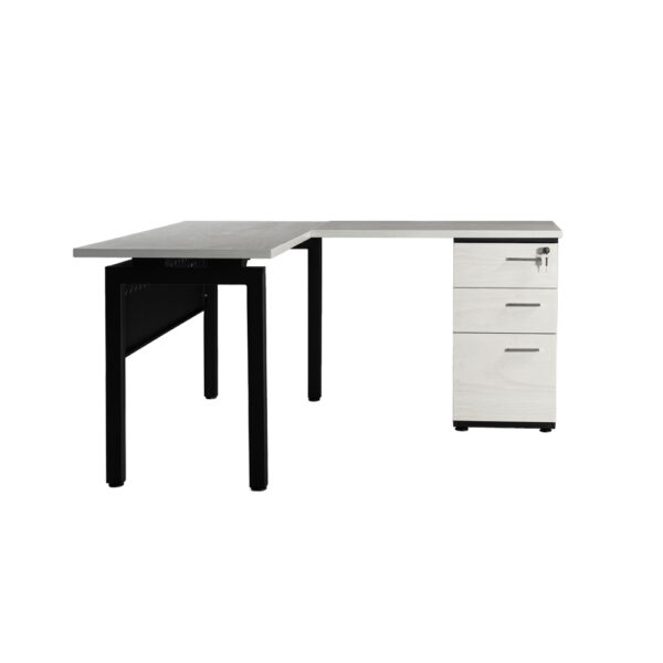 Escritorio en L Maka Negro