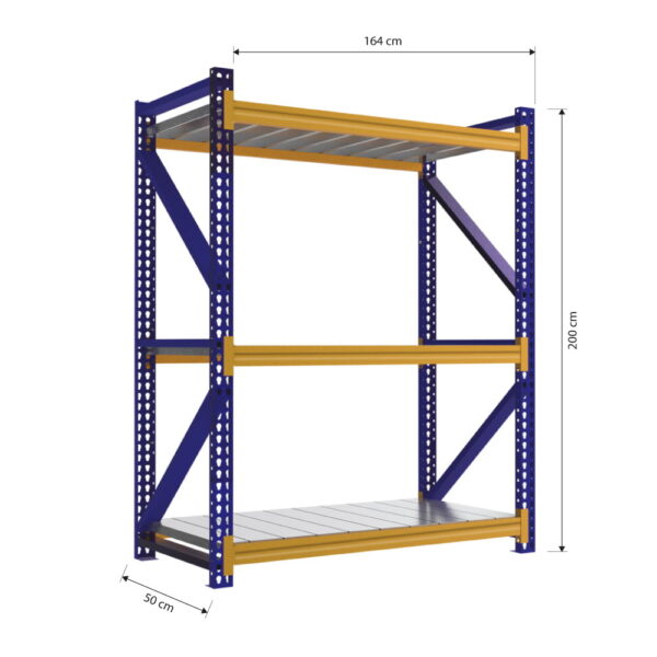 Estante Industrial 250kg 200X164X50 - Image 4