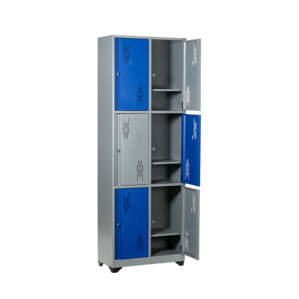 Locker Metálico Neo 6 Puestos Vertical - Image 3
