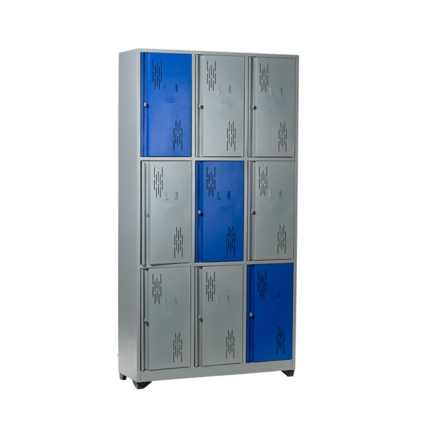 Locker Metálico 9 Puestos para Cascos - Image 3