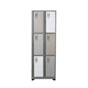 Locker en Madera 6 Puestos Vertical