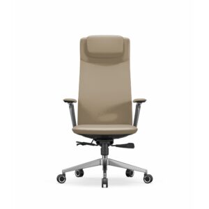 La Silla de Oficina Irati ofrece ergonomía, comodidad y diseño ejecutivo con respaldo ajustable, mecanismo reclinable y acabados de alta calidad para jornadas más productivas.