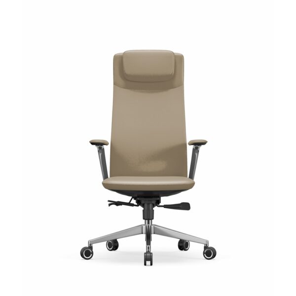 La Silla de Oficina Irati ofrece ergonomía, comodidad y diseño ejecutivo con respaldo ajustable, mecanismo reclinable y acabados de alta calidad para jornadas más productivas.