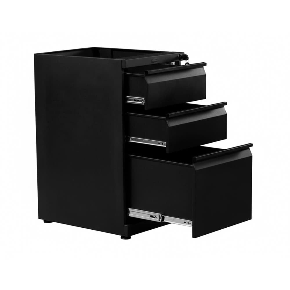 cajonera negro sin tapa