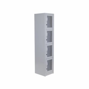 Locker Metálico 4 Puestos Puerta en malla