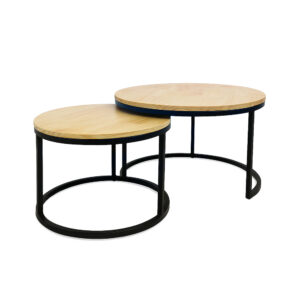 mesa auxiliar media luna