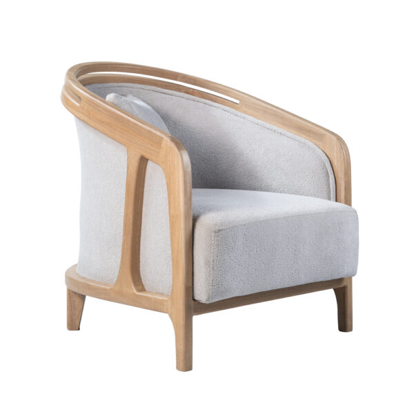 poltrona en madera aura diagonal