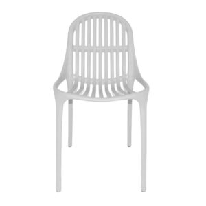 silla plástica azteca blanca