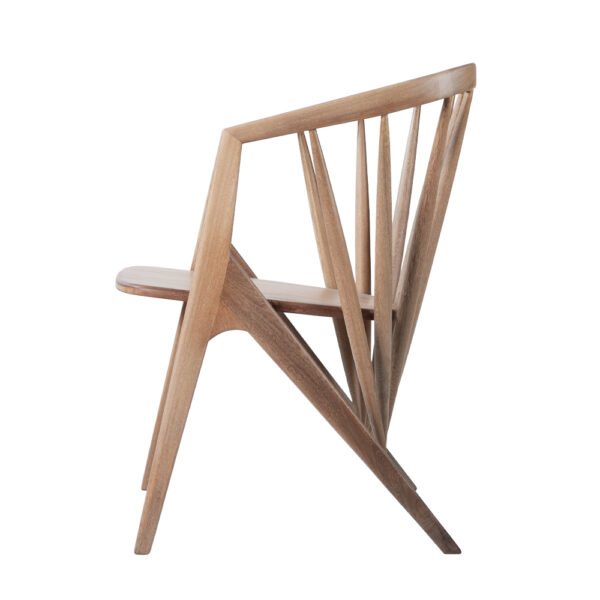 silla de restuarante gaia lateral