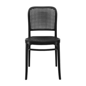 silla plastica amis negra