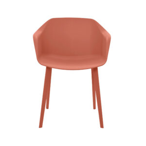 silla plastica nara terracota