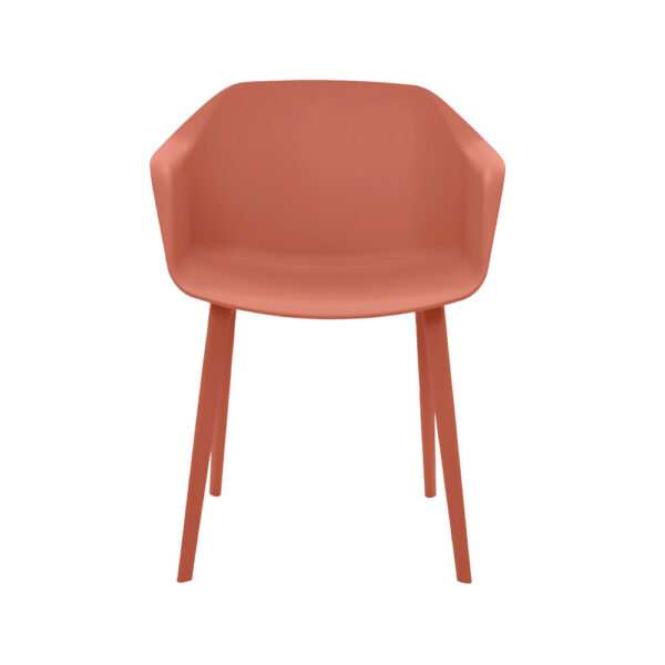 silla plastica nara terracota