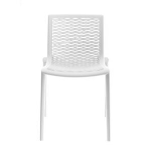 Silla Plástica Net Kat Blanca