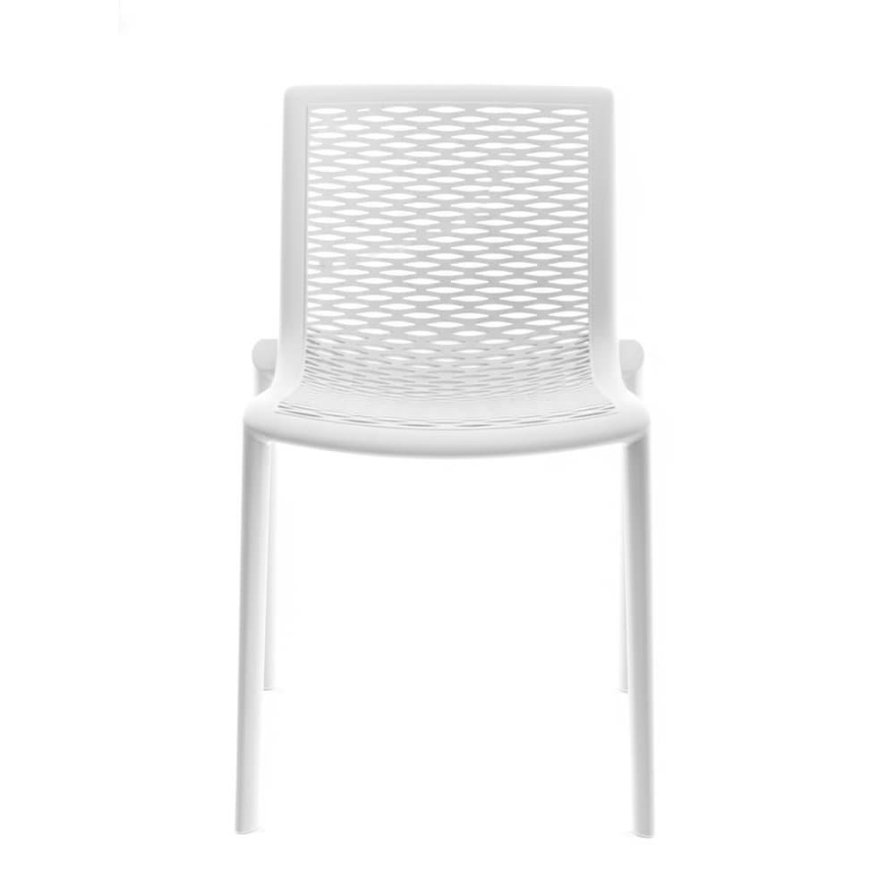 Silla Plástica Net Kat Blanca