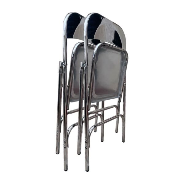silla plegada metalica
