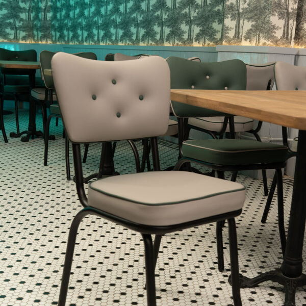 silla retro para restaurante